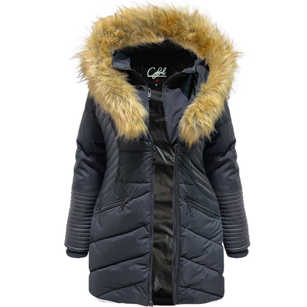 Black winter coat Cybel for women