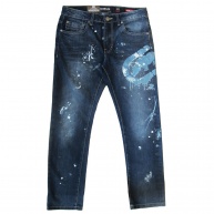 Ecko Unltd. - EU317-J16T - BLU - Jeans Paint Splash