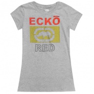 Grey t-shirt Ecko Red for women