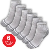 White socks Rad & CO for men (pack of 6)